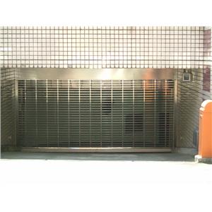 GS-80不銹鋼方管花格捲門-1