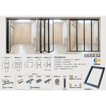 玻璃鋁框折疊門 - 億諠有限公司