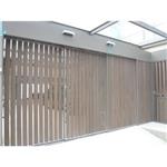 小坪頂三扇重疊車道門 - 鴻運達科技有限公司