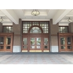 台大圖書館大門單開自動門 Panason...