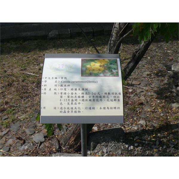 內埔農工-插地式花卉牌