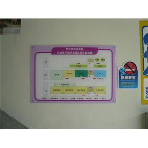內埔農工-貼壁式樓層圖
