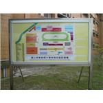 屏東教育大學-燈箱式配置圖(日間效果) - 九佰廣告社