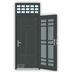 雙玄關門-傳家名門有限公司