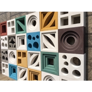 彩色水泥花格磚 , 松榛企業有限公司