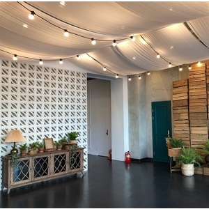 花格磚建築牆面