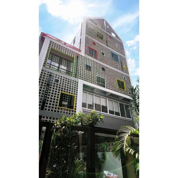 花格磚建築牆面-松榛企業有限公司