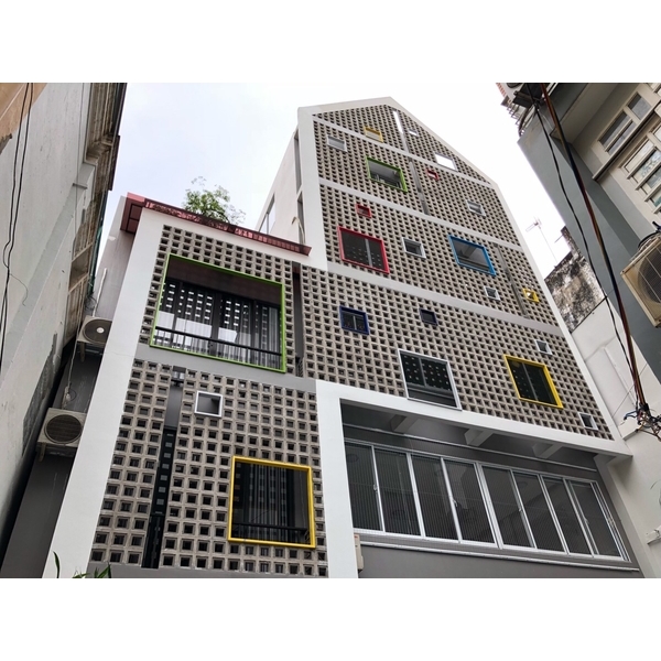 花格磚建築牆面-松榛企業有限公司