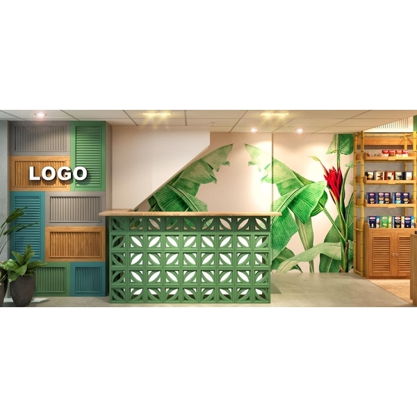 花格磚建築牆面-松榛企業有限公司