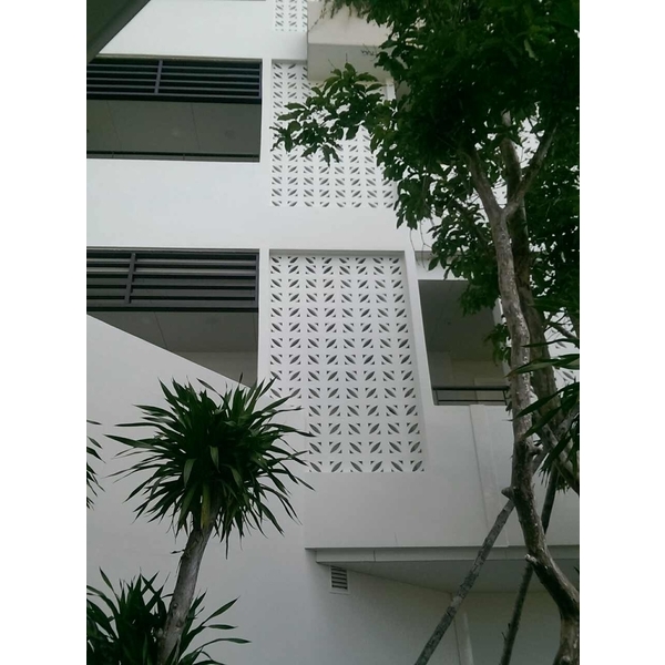 花格磚建築牆面,松榛企業有限公司