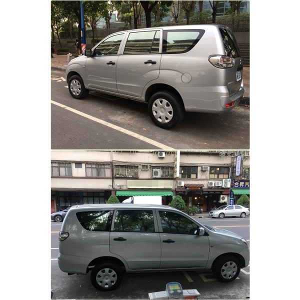 汽車隔熱紙-三菱zinger 舊換新 前檔丹龍D501+車身克雷安T10
