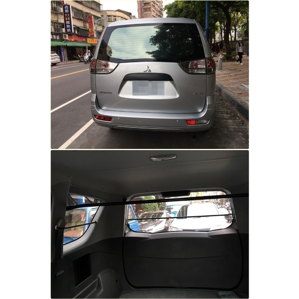 汽車隔熱紙-三菱zinger 舊換新 前檔丹龍D501+車身克雷安T10