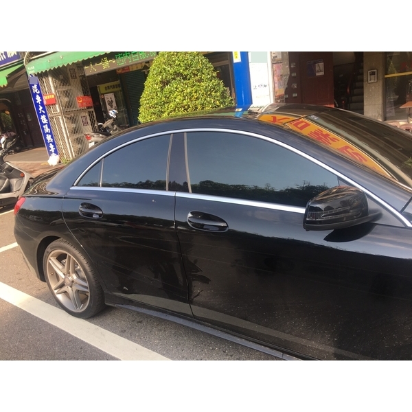 賓士CLA250 舊換新 全車桑瑪克隔熱紙 前襠KC35+車身KC15