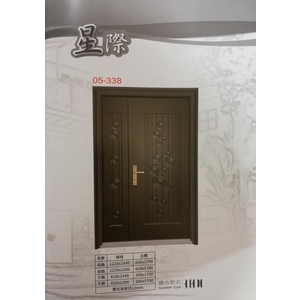 壓花烤漆鋼板門,冠盛金屬有限公司