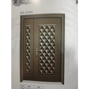 壓花烤漆鋼板門,冠盛金屬有限公司