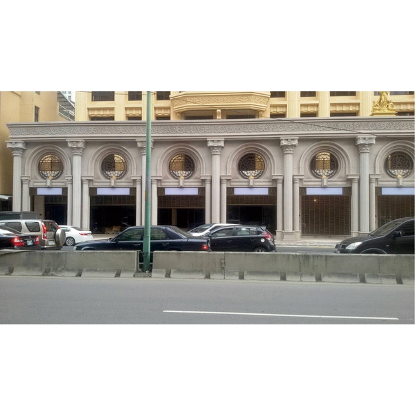 大樓店面整體式金屬招牌,三朗廣告工程有限公司