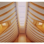 體育館圓弧長條天花工程