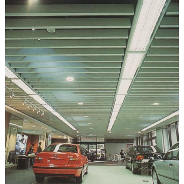 商場鋁擠型格柵障板工程