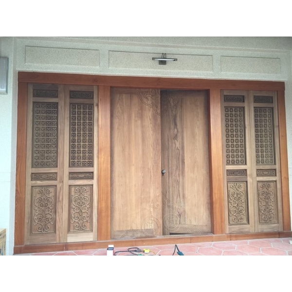 傳統門扇雕刻,天興中木產有限公司