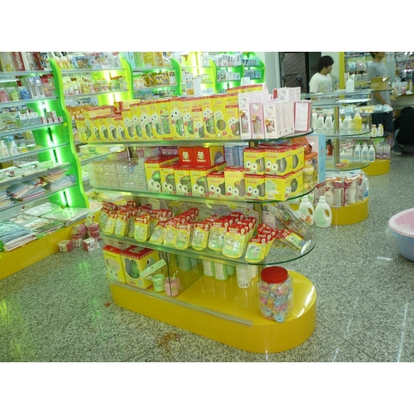 藥妝陳列展示架-大正玻璃行