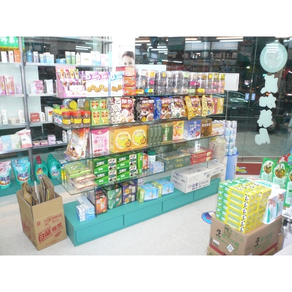 藥妝陳列展示架-大正玻璃行