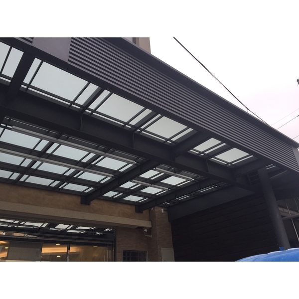 玻璃帷幕 玻璃雨庇