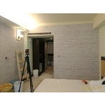 台中商務旅館-電視，造型牆~磐石塗料施工~ - 品誠建材工程行