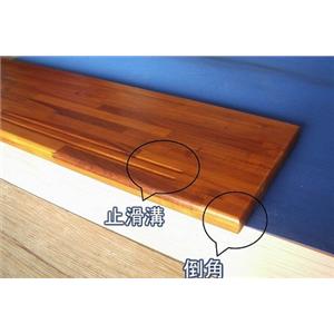 【集成實木樓梯板】 柚木集成樓梯板成品,正德地板有限公司[富美家]