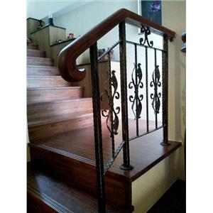 鍛造+花梨木實木扶手