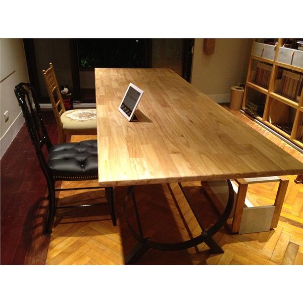 白櫸木集成實木桌,正德地板有限公司