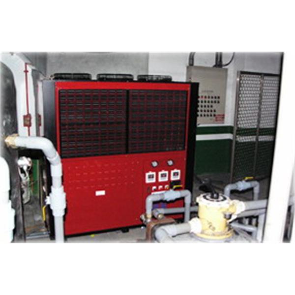 熱泵熱水器安裝實例-中壢國際村社區游泳池