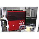 熱泵熱水器安裝實例-中壢國際村社區游泳池 - 瑞聖能源科技有限公司