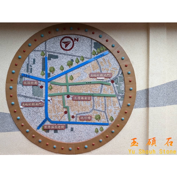 桃園大溪三層老街圖
