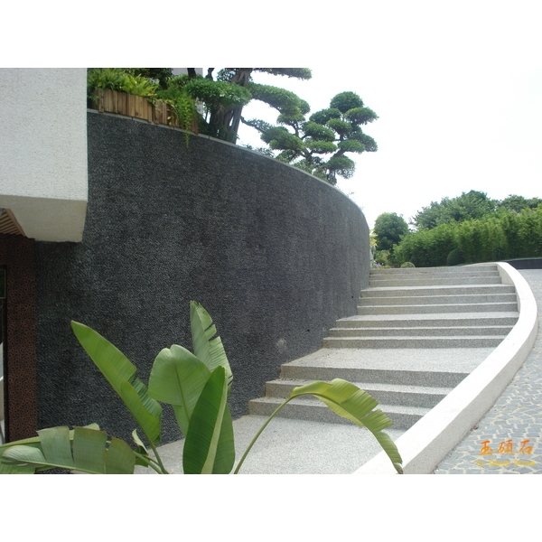 外牆石子網才及圖騰網才-上豪石材加工廠