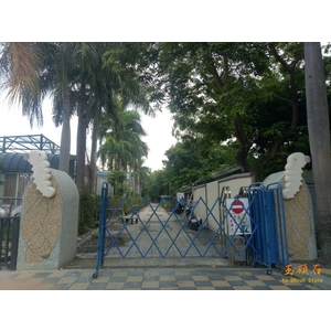 石材雕塑及拼貼圖騰