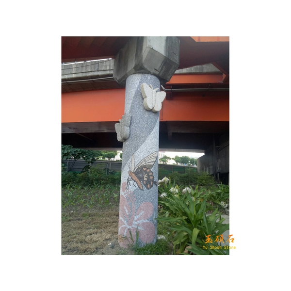 石材雕塑及拼貼圖騰-上豪石材加工廠