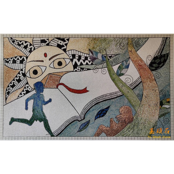 牆面圖騰,上豪石材加工廠