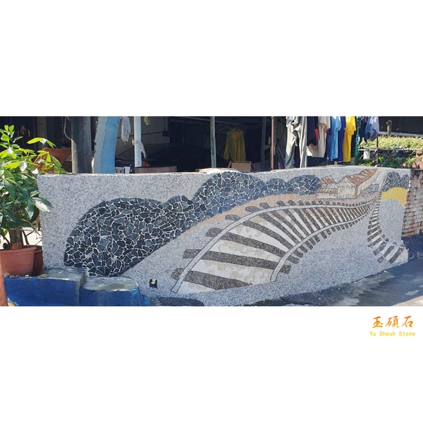 高雄大樹區龍目社區牆面美化 高雄大樹區龍目社區牆面美化-上豪石材加工廠