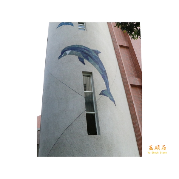 彰化秀水國小海豚圖 彰化秀水國小海豚圖,上豪石材加工廠