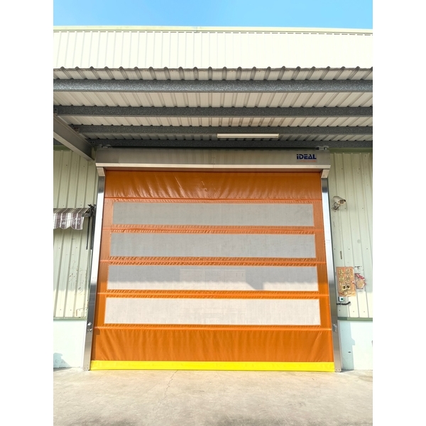 PVC軟式快速捲門 (透氣通風紗網型),愛第爾自動化工程有限公司
