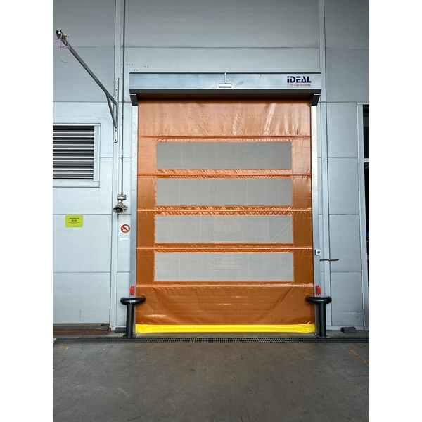 PVC軟式快速捲門(透氣通風紗網型),愛第爾自動化工程有限公司