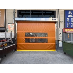 台南食品廠PVC快速捲門