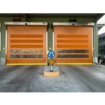 雲林雞肉產銷加工廠PVC快速捲門(透氣通風紗網型) - 愛第爾自動化工程有限公司