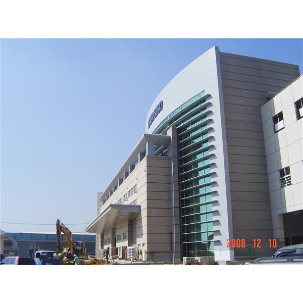 合濟工業-不銹鋼帷幕及造型鋁包板及造型雨遮工程