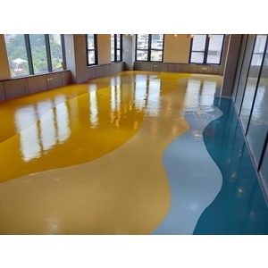 EPOXY地板鋪設(波浪型)