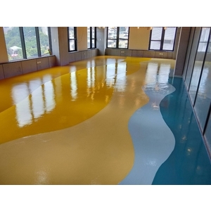 EPOXY地板鋪設(波浪型)