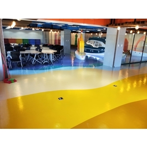 EPOXY地板鋪設(波浪型)