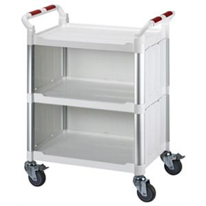三層工作推車-白色標準圍邊型,康得倫事業有限公司