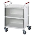 三層工作推車-白色標準圍邊型-康得倫事業有限公司