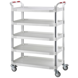 五層工作推車-大型(白),康得倫事業有限公司